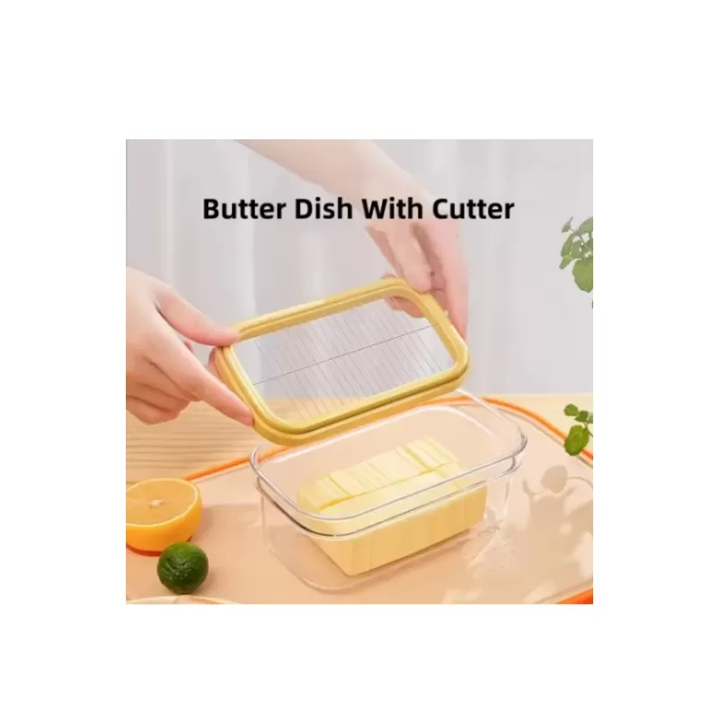 Butter Dish With Cutter