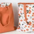 Reversible Cotton Tote Bag