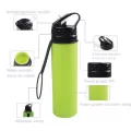 Silicone Collapsible Sports Water Bottle