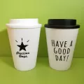 Double Wall Plastic Coffee Cup