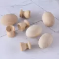 Wooden Egg and Holder For DIY Drawing