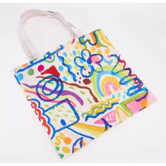 Full Printed Cotton Tote Bag