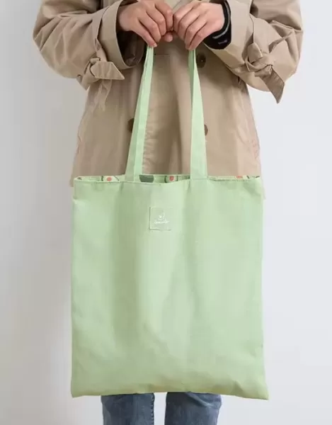 Reversible Cotton Tote Bag