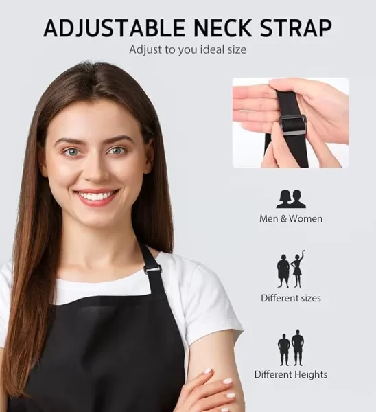 Waterdrop Resistant Bib Apron