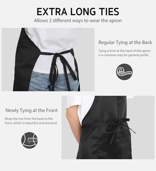 Waterdrop Resistant Bib Apron