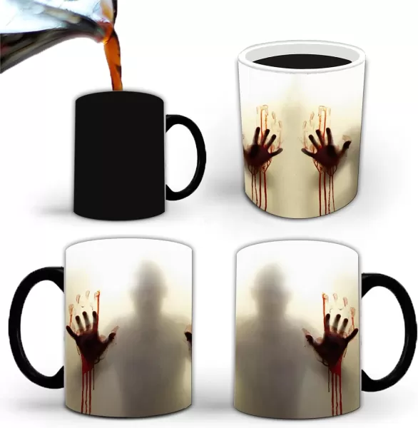 Color Changing Zombie Ceramic Mug 