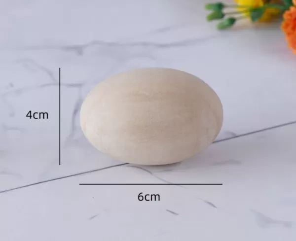 Wooden Egg and Holder For DIY Drawing