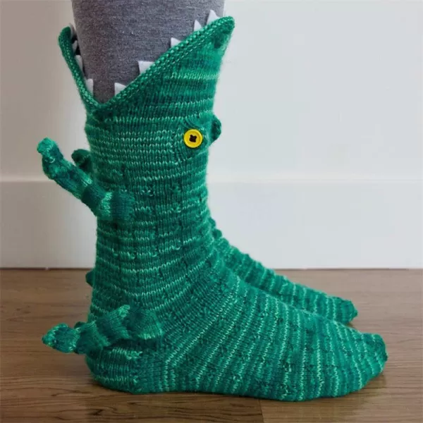 Knitted Animal Socks