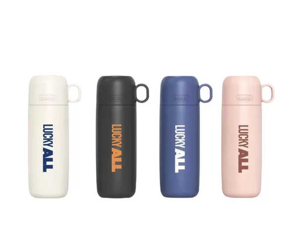 Thermos With Handle Lid 