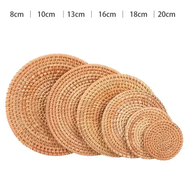 Natural Hand Woven Rattan Placemat 